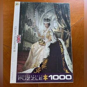 Eurographics Queen Elizabeth II Coronation 1000 pc Puzzle NIB Sealed